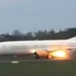 Plane crash-land, tyre bursts into flames at Abuja airport Plan Crash Landed In Abuja Airport