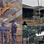 (Video) FCTA demolishes Shopping complex, shopowners record losses Abuja Shopping Mall Demolition