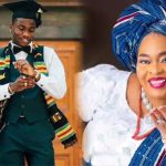 Toyin Tomato excited as son bags double major with 4.0 GPA from Boston Institute Efiwe Toyin Tomato Son