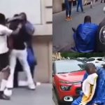 (Video) Senegalese Minister brutalised in France by angry countrymen over allege corruption Senegalese Minister Beaten