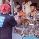 (Video) Nigerian female lecturer gets emotional as male student proposes Fake Marriage Proposal