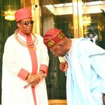 President Tinubu bows to greet Oba of Benin kingdom in Aso rock President Tinubu Bows To Greet Oba Of Benin In Aso Rock