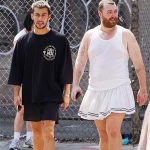 Singer Sam Smith rocks white skirt, strolls with Christian Cowan Sam Smith Christian