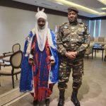 (Video) Ex-Kano Emir Sanusi II meets Niger Coup leader General Tchani Sanusi And Niger Coup Leader