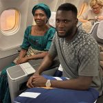 Super Eagles Victor Boniface flies mum to Germany to watch his match Victor Bonnyface