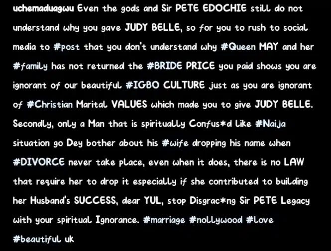 Uchemaduagwu Quote On Yul