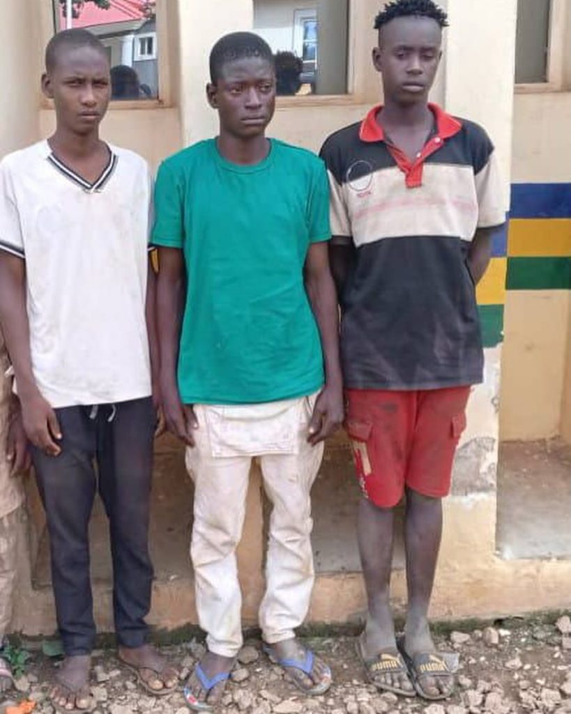 The Suspects Who Attempted To Burn A Police Post